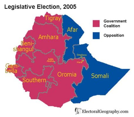 2005 Etiopiska valet, en ny era av demokrati eller ett steg bakåt för nationens framtid?